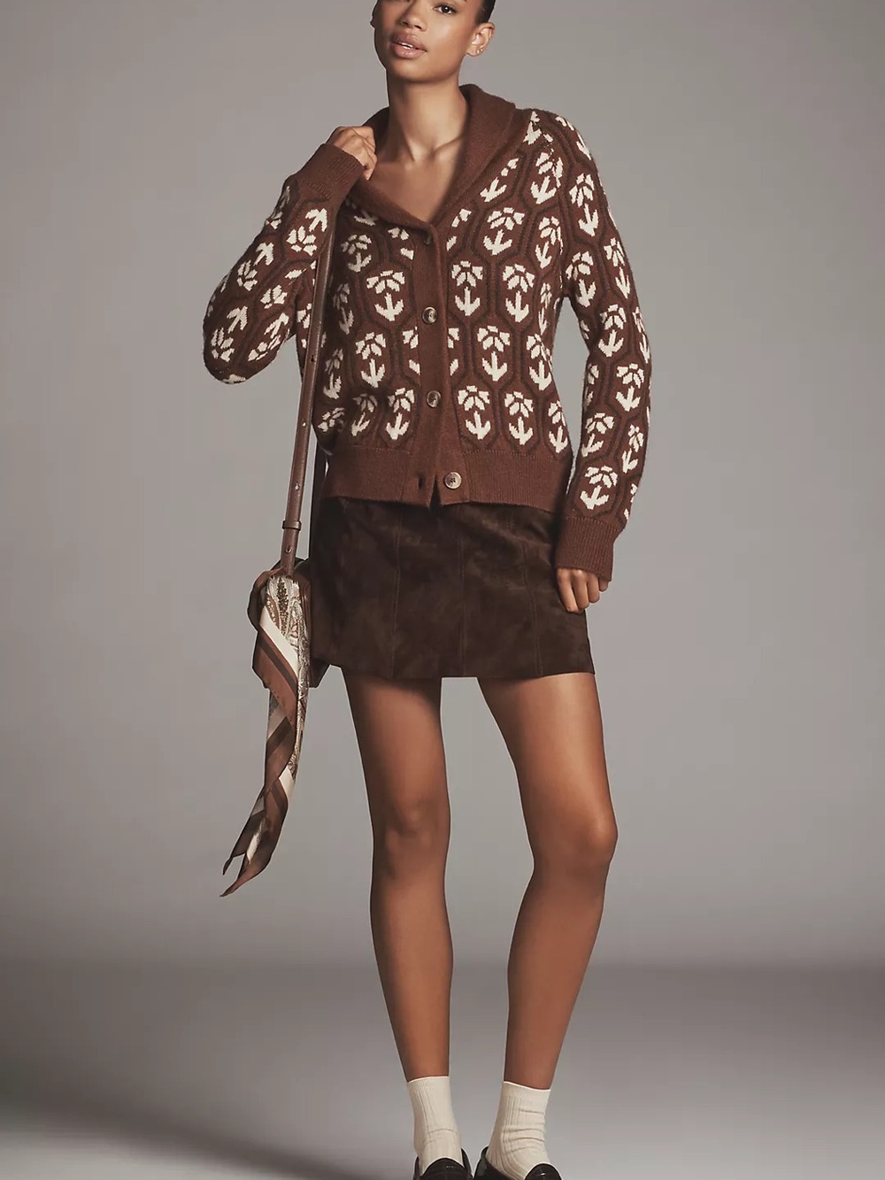 ASTR Marcenia Shawl Collar Cardigan